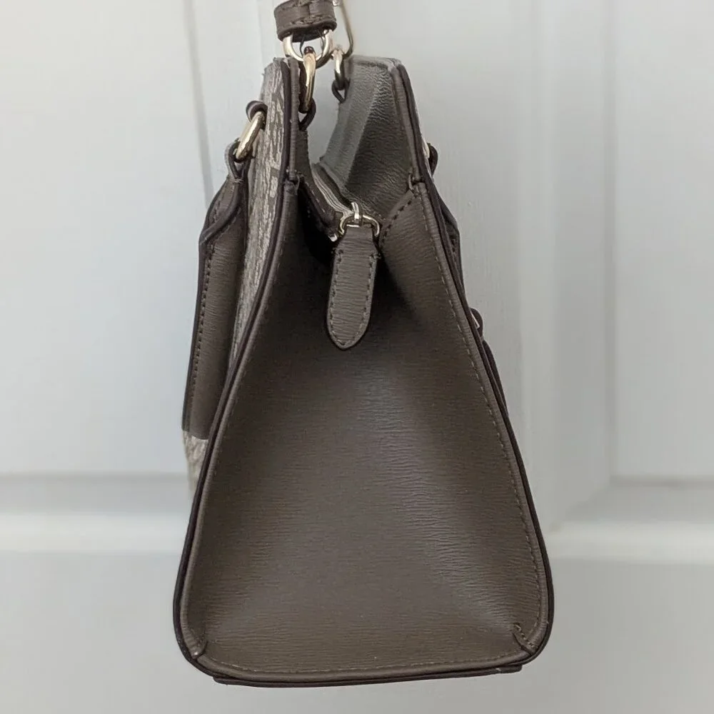 DKNY WOMEN'S CHELSEA SATCHEL HANDBAG CROSSBODY BAG BROWN . $ 228